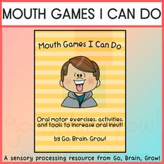 Have a child who frequently mouths toys, chews clothing or other non-food objects, spits, or constantly licks or bites their lips? Help students find functional and safe ways to gain oral input with this Mouth Games resource!This resource provides easy-to-follow visuals and classroom-friendly strategies to address oral sensory-seeking behaviors. This resource includes 13 different tongue, lip, jaw activities/exercises that children can follow along with, as well as different tools (adaptive equipment) and breathing/blowing activities to facilitate oral input to help kids regulate and redirect non-preferred behaviors (spitting, biting, mouthing or eating non-edible objects, etc.).This resource includes:(2) full-page visuals and (7) half-sized page visuals of 13 different mouth activities/ex Blowing Activities, Sensory Seeking Behavior, Mouth Game, Sensory Seeking, Sensory Seeker, Adaptive Equipment, Oral Motor, Games Activities, Game Resources