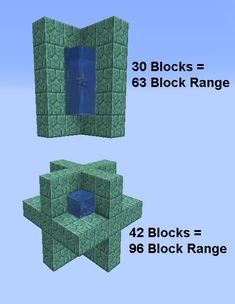 two blocks are shown with the same size as each block in this image, and one is