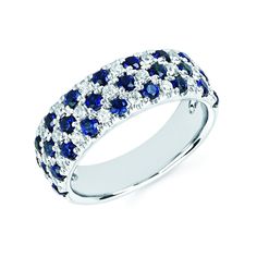 Diamond And Sapphire Band, Blue Sapphire And Diamond Ring, Wedding Band Sapphire, Mom Rings, Diamond Sapphire Ring, Diamond And Sapphire Ring, Platinum Jewellery, Sapphire And Diamond Band, Blue Sapphire Jewelry