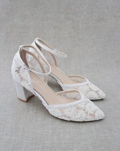 Wedding Shoes Bride Ivory, Lace Low Heel Wedding Shoes, Classic Wedding Shoes, Block Heels Wedding, Women Wedding Shoes, Bridesmaids Shoes, Shoes Details, Wedding Shoes Low Heel, Wedding Shoes Lace