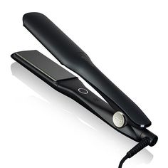 Featuring dual-zone™ technology, the Max Hair Straightener provides even heat distribution across both ceramic plates for peak performance. This straightener presents a rounded barrel design that helps create sleek and smooth results as well as beachy waves or bouncy curls. With its wider plates, this styling tool is ideal for straightening long, thick or curly hair in a record time while reducing frizz. features Dual-zone™ technology Rounded design with curved edges 2x less frizz 80% more shine 2x faster styling The widest ceramic plates in the GHD selection 185ºC temperature for optimum styling Automatic sleep mode30-second heating time 2.7m swivel cable Universal voltage Modern design 2 year warranty Beachy Waves, Bouncy Curls, Round Design, Peak Performance, Flat Iron, Styling Tools, Ceramic Plates, Hair Straightener, Curly Hair