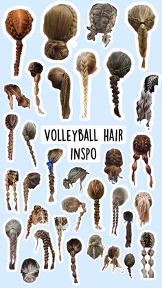 Hairstyles For Rock Climbing, Sand Volleyball Hairstyles, Cute Hairstyles For Medium Hair Volleyball, Sports Banquet Hairstyles, Easy Cute Volleyball Hairstyles, Kayak Hairstyles, Cute Hairstyles For Outside, Hairstyles For Volleyball Tournaments, Pretty Hairstyles For Thick Hair