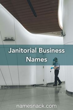 Unique names for a janitorial business.