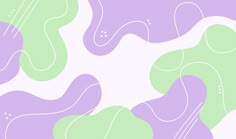 an abstract purple and green background with wavy lines in the shape of circles on top of each other