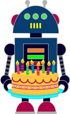 CLIPART ANIVERSÁRIO Transformers Decorations, Robot Quilt, Robots Artworks, Bookmarks Quotes, Class Theme, Elmo Birthday, Felt Books