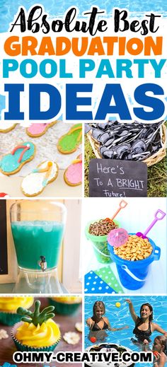 graduation pool party ideas for kids and adults