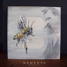 a drawing of a man and a bee with the words mementoo on it