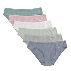 PRICES MAY VARY. High quality fabrics make the bikini underwear soft and comfortable. Material: 95% cotton 5% spandex. Hypoallergenic material. Machine Wash. The fabric retains brightness with multiple washing. Package included: 6 pack panties (pink, white, grey, dark grey, light blue, light green). Size info: S (hips 36"-38"), M (hips 38"-40"), L (hips 40"-42"), XL (hips 42"-44"). Knitlord Women's Bikini Panties

The bikini panties are made of high quality cotton with spandex admixture for high Calvin Klein Outfits, Waist Cincher Corset, Dior Perfume, Black Milk Clothing, Waist Training Corset, Stockings Lingerie, Amazon Women, 6 Pack, Briefs