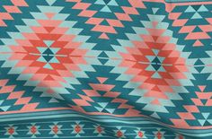 an image of a blanket that has been made to look like a native american pattern