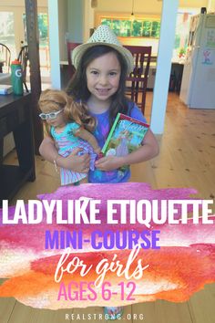 Kids Etiquette Lessons, Ladylike Etiquette, Etiquette For Kids, Teaching Kids Manners, Etiquette Classes, Manners For Kids, Christian Homeschool, Raising Daughters, Teaching Manners