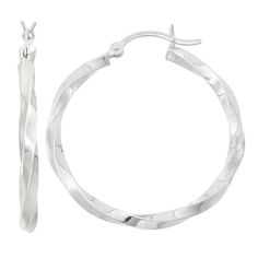 You can wear these classic white earring by Tiara to your next casual,everyday,fashion,formal,special occasion,sports,vintage. This item can be returned to any Target store or Target.com. This item must be returned within 90 days of the in-store purchase, ship date or online order pickup. See return policy for details. See the return policy for complete information. Twist Hoop Earrings, Twisted Hoop Earrings, Jordan Blue, Sterling Silver Hoop Earrings, White Earrings, Sterling Silver Hoops, Jewelry Earrings Hoops, Silver Hoops, Silver Hoop Earrings