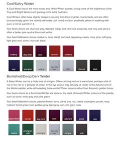 Burnished Winter House Of Colour, Sultry Winter Color Palette, Burnished Winter Palette, True Winter Aesthetic, Sultry Winter House Of Colour, Soft Winter Color Palette, Deep Winter Palette Outfits Style, Kettlewell Winter, Burnished Winter