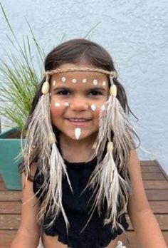 Aboriginal Children's head pieces Authentically handcrafted headdresses, arm bands, men's warrior head bands, full skirts for dance groups, special occasions, weddings, photo shoots or just as a unique cultural gift. Aboriginal owned family business creating traditional dance wear for mob. Suitable for non-Aboriginal people to purchase, wear or hang as artwork with respect. Bohemian Festival Hair Accessories With Matching Headband, Bohemian White Headband, Bohemian Headband For Costume, Bohemian Headband For Costume Occasions, Bohemian Adjustable Headband For Costume Party, Adjustable Bohemian Headband For Costume Party, Bohemian Ceremonial Costume Hats And Headpieces, Bohemian Headband For Costume Party, Bohemian Adjustable Costume Headpieces