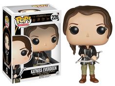 the walking dead katniss everdeen pop vinyl figure is in its box