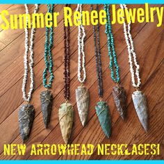 Arrowhead Necklaces. Pick One From The Listing. Boho Chic Spring! Arrowhead Necklace, Pick One, Boho Chic, Beading, Jewelry Making, Womens Sizes, Necklaces, Women Jewelry, Beads