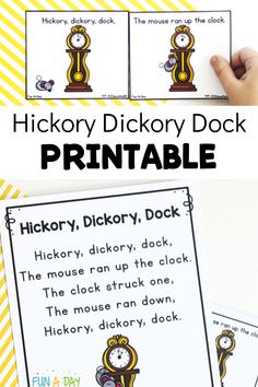 a printable activity for children to learn how to read the clock