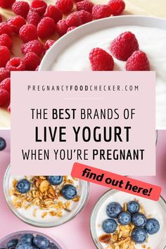 the best brands of live yogurt when you're pregnant find out here