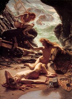 Edward John Poynter, Rennaissance Art, The Cave, Mythology Art, Romantic Art, Ethereal Art, Classical Art, Old Art, Pretty Art