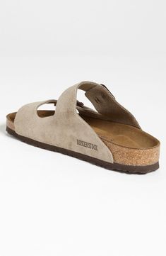 An iconic sandal is set on a softer-than-ever, shock-absorbing footbed with an extra layer of plush foam cushioning that mimics the shape of the foot. Adjustable straps with buckle closure Contoured footbed with arch support Leather upper and lining/synthetic sole Made in Germany Men's Shoes Comfortable Beige Slides With Removable Insole, Beige Slides With Arch Support And Round Toe, Comfortable Closed Toe Slides With Removable Insole, Comfortable Slides With Ortholite Insole And Round Toe, Comfortable Footbed Sandals With Single Toe Strap, Everyday Slip-on Slides With Textured Footbed, Classic Outdoor Sandals With Cushioned Footbed, Everyday Slides With Removable Insole And Round Toe, Comfortable Open Toe Leather Footbed Sandals