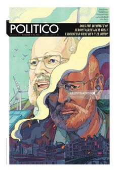 The cover illustration for Politico Europe. Leadership Illustration, Cover Illustration, Illustration Portfolio, Grappling, Leadership