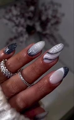 New Year's Eve Nails, New Years Nails, Aqua Nails, New Years Eve Nails, Makeup Nails Designs, Simple Fall Nails, January Nails