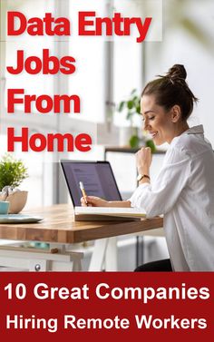 Work from home data entry jobs are available from 10 popular companies. Data Entry Jobs From Home, Data Entry Clerk, Online Data Entry Jobs, Jobs At Home, Jobs From Home, Welcome To The Group, Jobs For Women, Data Entry Jobs, Data Services