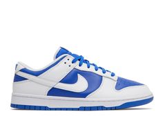 Nike Dunk Low Racer Blue, Dunk Low Racer Blue, White Dunks, Nike Models, Black Cement, Air Jordan 3 Retro, Air Jordan 4 Retro, Adidas Yeezy Boost 350, Swoosh Logo