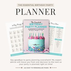 the essential birthday party planner is here