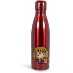 Stay hydrated with Harry Potter with this officially licensed water bottle! Water bottle features durable aluminum construction that keeps beverages cold. Cute design depicts a chibi-style Hermione. Harry Potter Bottle, Harry Potter Water Bottle Bottle, Small Water Bottle, Travel Water Bottle, Chibi Style, Aluminum Water Bottles, Bottle Water, Aluminum Bottle, Harry Potter Hermione