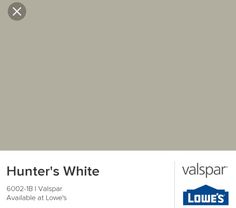 the hunter's white paint color is available in several different colors and sizes, including gray