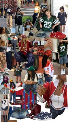 #fashion #outfitinspo #streetwear #90sstyle #americanstreetwear #outfit American Streetwear, 90’s Outfits, Capsule Wardrobe Casual, 2000s Streetwear, Curly Haircuts, Streetwear 90s