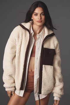 Varley Lowell Sherpa Jacket | Anthropologie Sherpa Jacket, Anthropologie