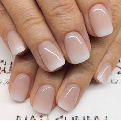 Unghie Sfumate, Manicure Designs, Wedding Nails French, Stylish Nails Designs, Nail Art Wedding, Bride Nails, Dipped Nails, Bridal Nails, Short Acrylic Nails