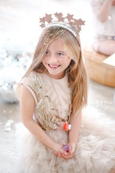 Kids New Years Eve Party, Kids New Years Eve, Space Party Decorations, Girl Parties, Princess Kids, Birthday Shoot, Nye Party, Glitter Party, Kids Fashion Dress