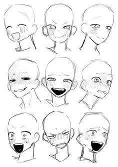 an image of various facial expressions