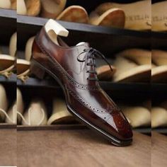 Manufactured from Scratch. Fully Genuine leather Shoes. All Shoes are Handmade. We can make shoes for Both Male and Female. You can customise your shoes at any stage. For a small fee you can get initials engraved for you and for your loved ones Manufacturing time 10 days. We ship Shoes through out the world. For shipping we use FedEx or DHL. Buy product with confidence Alligator Dress Shoes, Gents Shoes, Brogues Men, Gentleman Shoes, Bespoke Shoes, Best Shoes For Men, Business Shoes, Pinstripe Suit, Brogue Shoes