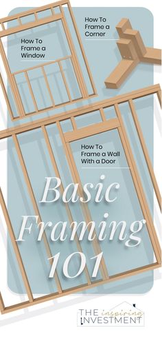 the instructions for how to frame a window