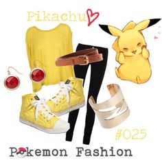 Pikachu casual cosplay Manga Costume, Pokemon Fashion, Closet Cosplay, Pokemon Clothes, Nerdy Outfits, Everyday Cosplay, Nerd Fashion, Character Inspired Outfits, Disney Bound Outfits