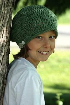 Crochet Jayde Hat Crochet Headwear, Textiles Art, Crocheted Hat, Baby Hat Patterns, Crochet Hat Free, Crochet Hats Free Pattern, Crochet Cap, Slouch Hat, Hat Crochet