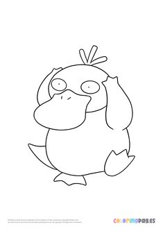 a cartoon penguin with an angry look on its face