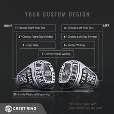 Customization University Ring, School Ring, College Ring, Personalized University Ring, Class Ring, Graduation Ring, High School Ring 🎓 Handcrafted Silver Graduation Rings 🎓 ✅ Made of 925 Sterling Silver ✅ Dimensions: 20mm  ✅ Weight: ±20gr  🎉Celebrate your academic achievements in style with these exquisite handmade silver graduation rings. Meticulously crafted with attention to detail, these rings are the perfect way to commemorate your journey and mark this significant milestone. Product Fe Customizable Modern Ring Jewelry, Customizable Modern Jewelry Ring, Modern Customizable Jewelry Ring, Custom Oval Rings For Formal Occasions, Customizable Silver Promise Ring, Black Anniversary Rings With Engraving Option, Customizable Oval Anniversary Rings, Personalized White Promise Rings, Custom Formal Rings With Polished Finish