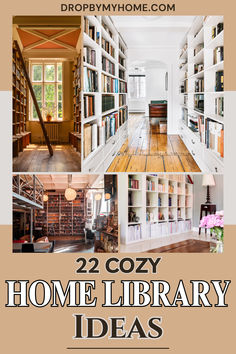 two cozy home library ideas that are easy to do