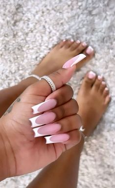 Girl Maintenance, Acrylic Toe Nails, French Acrylic Nails, Nail Sets