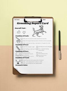 a clipboard with a checklist attached to it