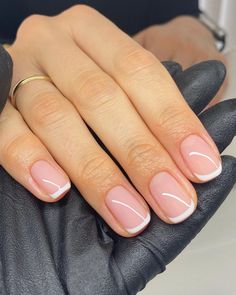 Jess Maynard on Instagram: “Classic French Manicure 🤍 Colours used are called marshmallow & daisy from @the_gelbottle_inc Prepped using @officialnavyprofessional &…” Classy Dipped Nails, Birth Nails Mom, Classic Essence, French Manicure Nails, Work Nails