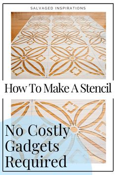 how to make a stencil no cosy gadgets required