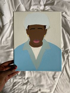 Painting Tyler The Creator, Tyler The Creator Drawing Cartoon, Tyler Drawing, Tyler The Creator Painting, Tyler The Creator Drawing, Inspiration Painting, Painting Inspo, Marker Drawing, Room Idea