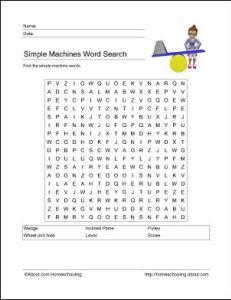 a printable worksheet for children to learn how to use the word search