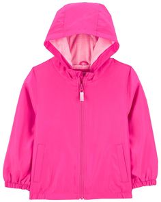 Complete with a jersey-lined hood and body and a cool design, this water-resistant windbreaker is a must-have! Activewear Sets, Carters Baby, Cool Graphic Tees, Toddler Boy Outfits, Kids Outfits Girls, Top Graphic Tees, Fuchsia Pink, Set Outfit