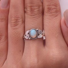 "Ethiopian Opal Ring / 925 Sterling Silver Ring / October Birthstone Ring / Handmade Jewelry / Gemstone Ring / Women Ring /  Gift for Her. Gemstone Name - Ethiopian Opal  Stone Quality - AAA Ring Wight- 2.14 gm Ring length - 0.6 cm Ring width - 0.4 cm  Stone Shape - As shown in the picture Ring Size - All Ring Size Available You'll get the exact product as shown in the pictures We serve complete 925 sterling silver Jewelry and genuine properties of the stone. The products are dispatched from the small business from USA. Product Quality and Packaging - Our all products are 925 Silver Stamped which shows that the product is genuine and authentic .The products are dispatched from the small business from USA so you get the product on time and the product packaging comes in bubble foil wrap wit Anniversary Opal Rings Stamped 925, White Natural Stones Jewelry For Promise Ring, Silver Opal Rings With Accent Stones, Natural Stones Open Opal Promise Ring, Open Opal Ring With Natural Stones For Promise, Silver Birthstone Ring With Natural Stones For Promise, Silver Opal Ring With Natural Stones For Gift, Opal Promise Ring Stamped 925, White Natural Stones Promise Ring